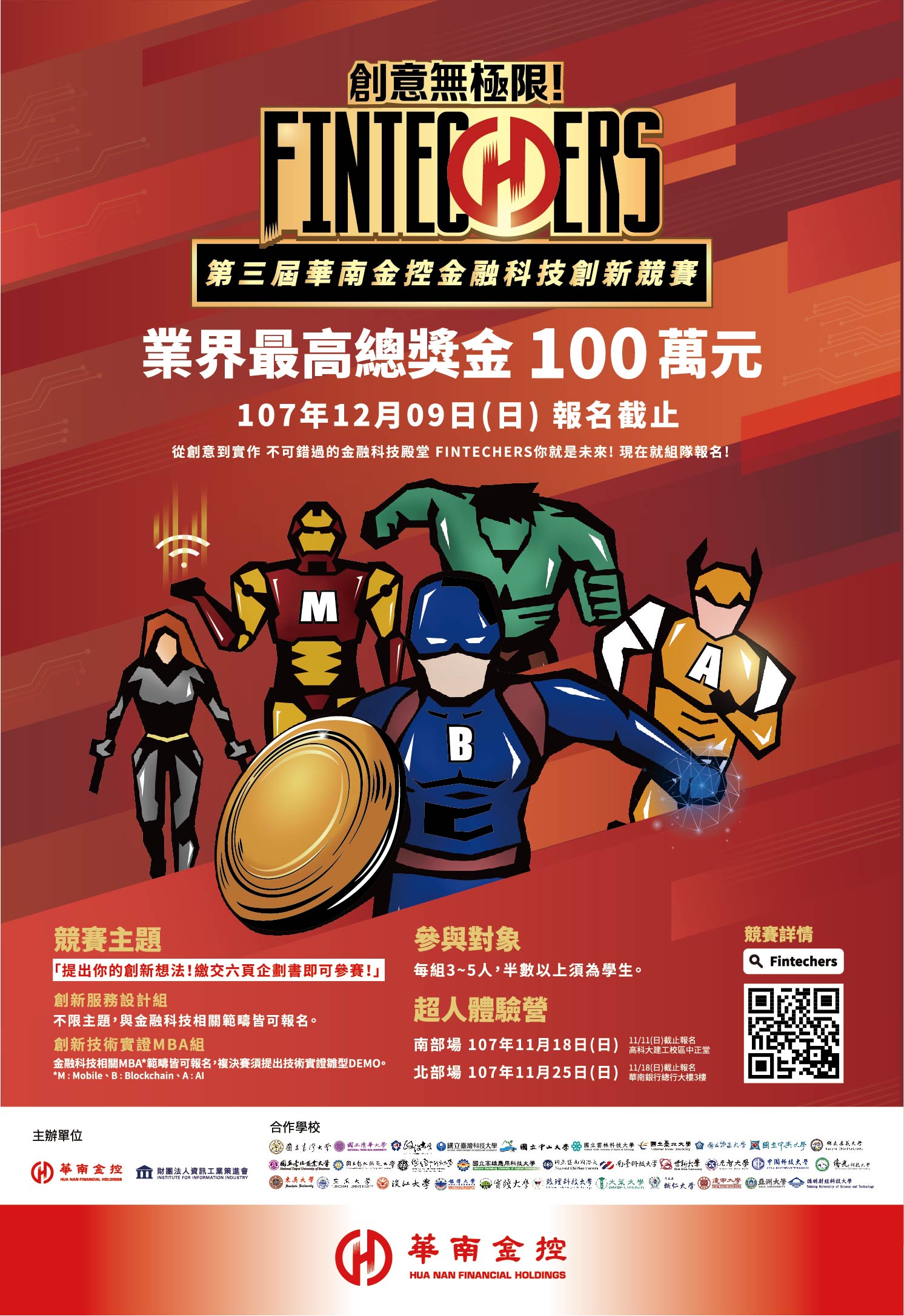 華南金融科技競賽海報